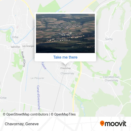 Chavornay map