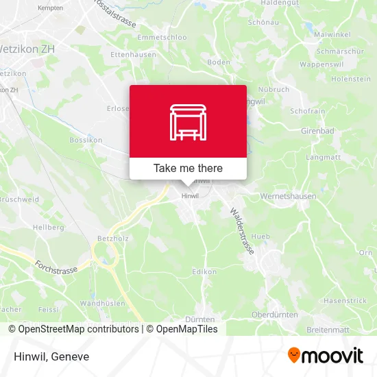 Hinwil map