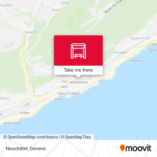 Neuchâtel map
