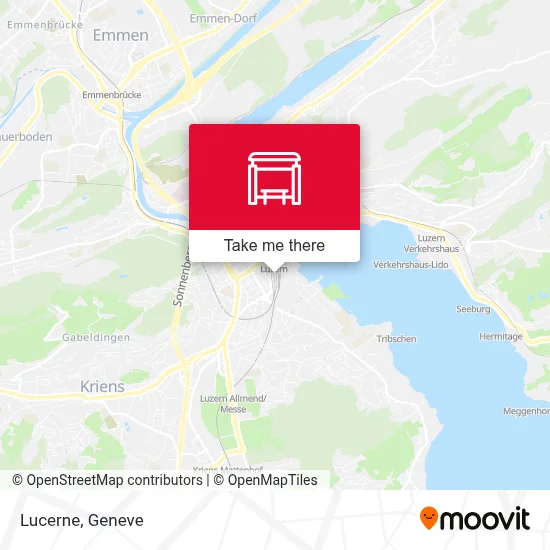 Luzern map
