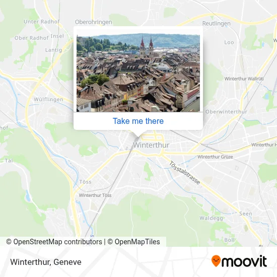 Winterthur map