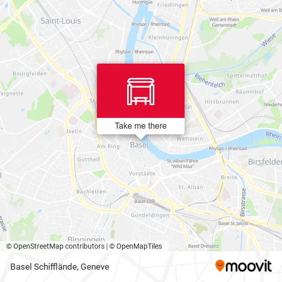 Basel Schifflände map