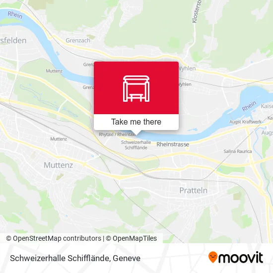 Schweizerhalle Schifflände map