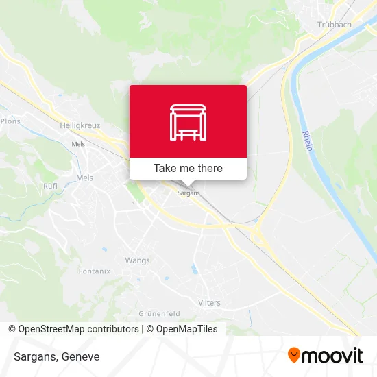 Sargans map