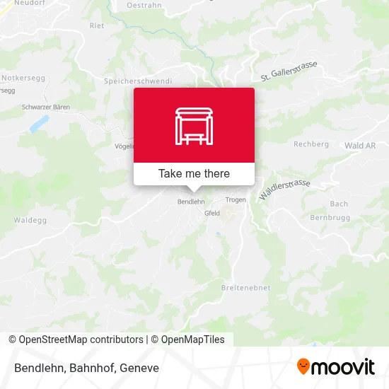 Bendlehn, Bahnhof map