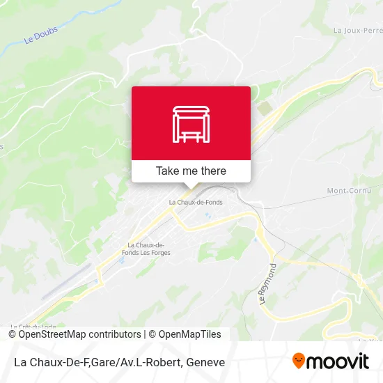 La Chaux-De-F,Gare/Av.L-Robert map