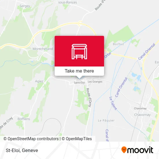 St-Eloi map