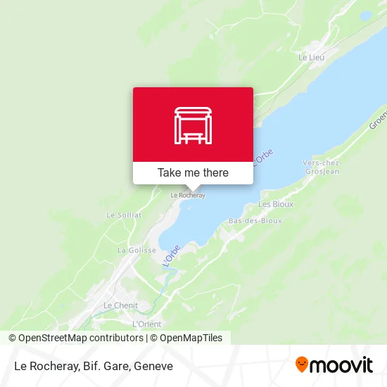 Le Rocheray, Bif. Gare map