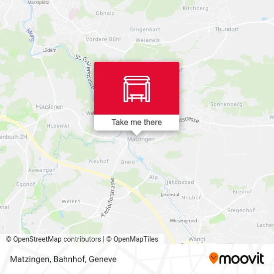 Matzingen, Bahnhof map