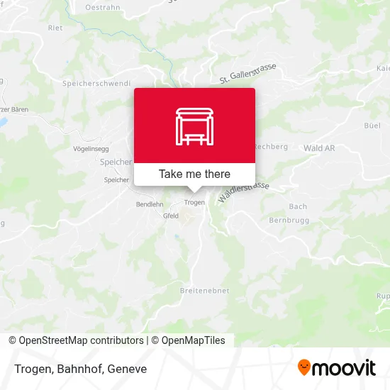 Trogen, Bahnhof map