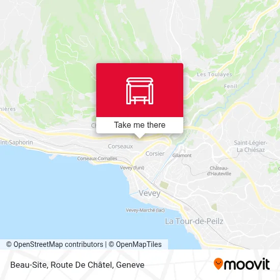 Beau-Site, Route De Châtel map