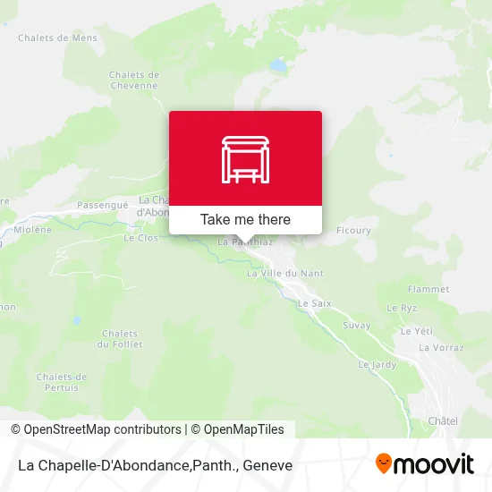 La Chapelle-D'Abondance,Panth. map