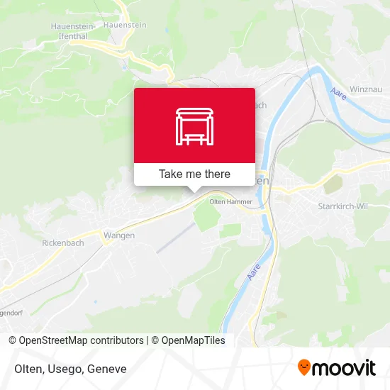 Olten, Usego map
