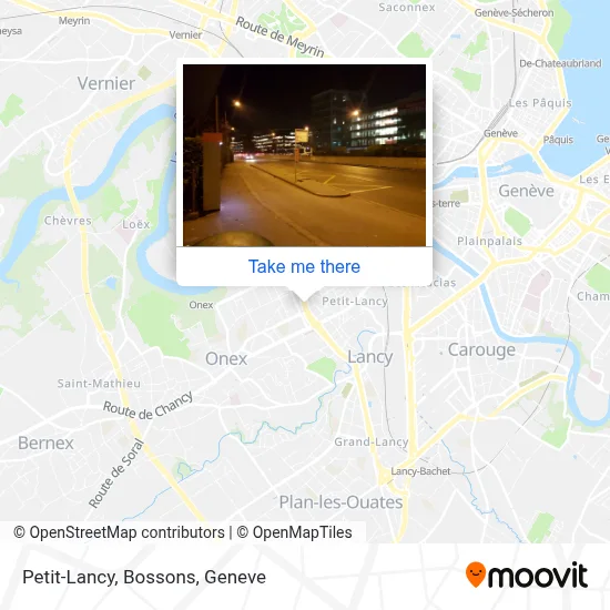 Petit-Lancy, Bossons map