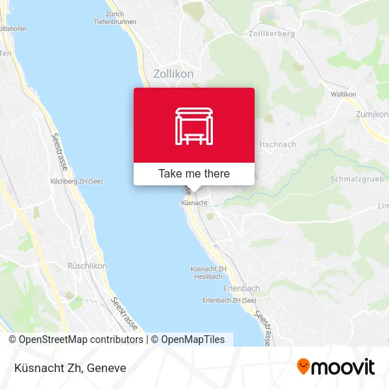 Küsnacht Zh map