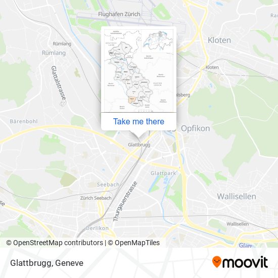 Glattbrugg map