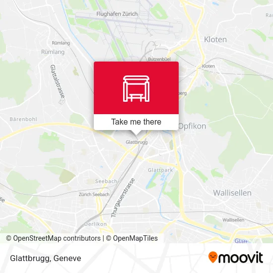 Glattbrugg map