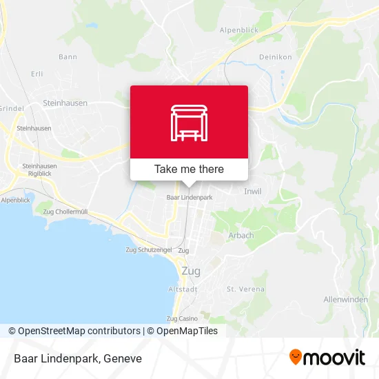 Baar Lindenpark map