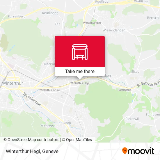 Winterthur Hegi map