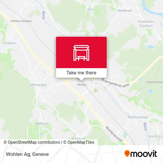 Wohlen Ag map
