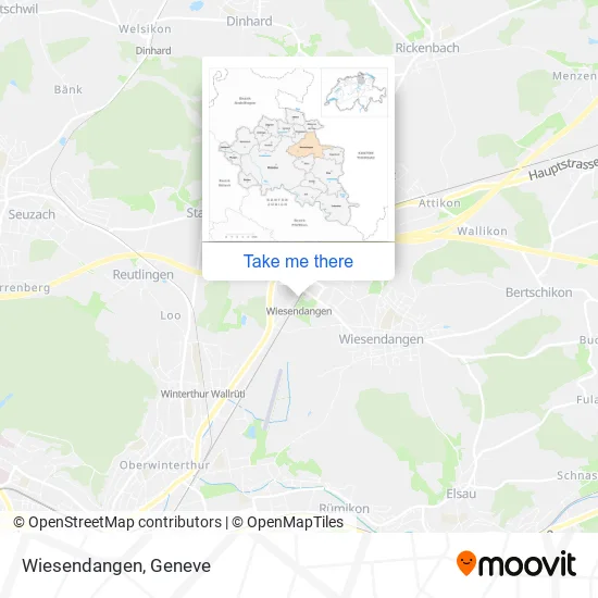 Wiesendangen map