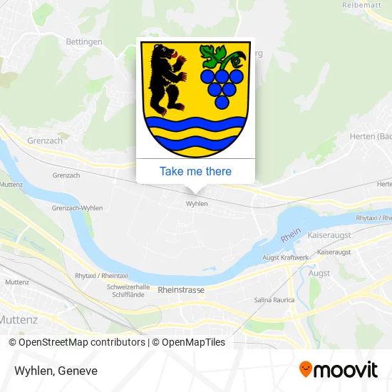 Wyhlen map