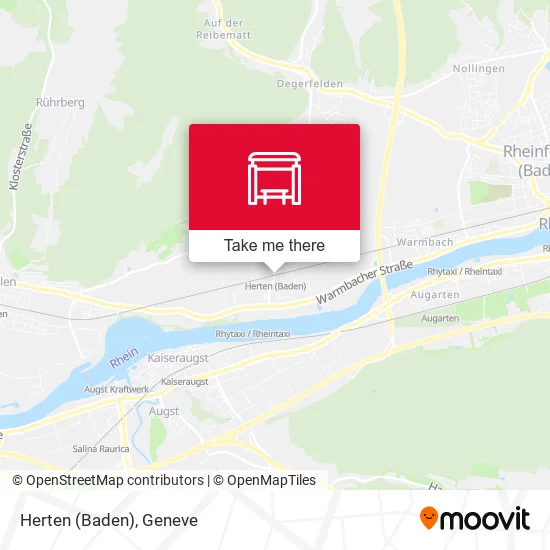 Herten (Baden) map