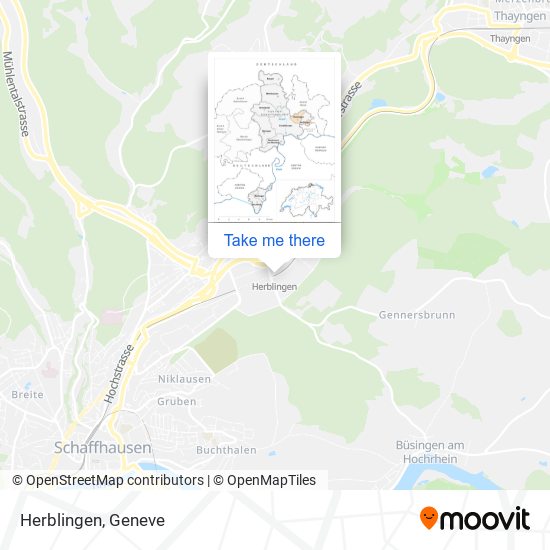 Herblingen map