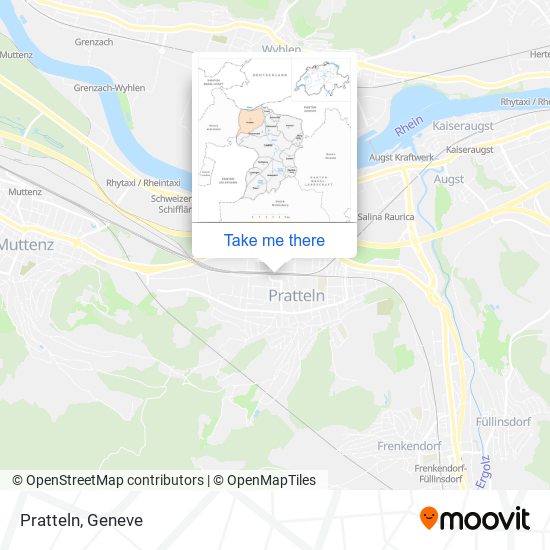 Pratteln map