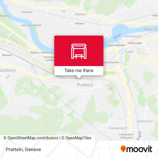 Pratteln map
