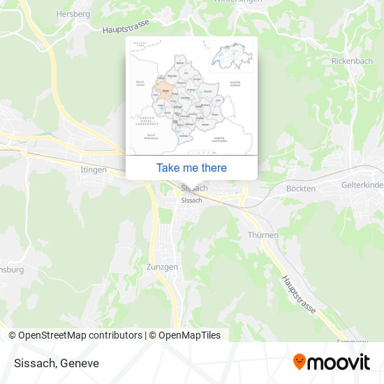 Sissach map