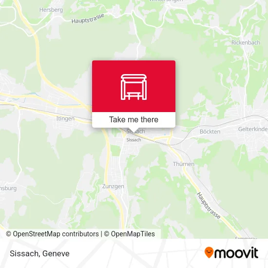 Sissach map