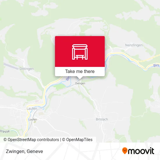 Zwingen map