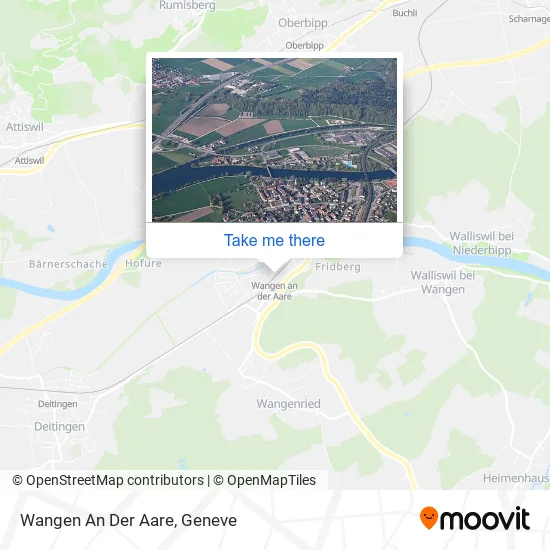 Wangen An Der Aare map