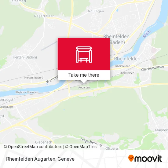 Rheinfelden Augarten map