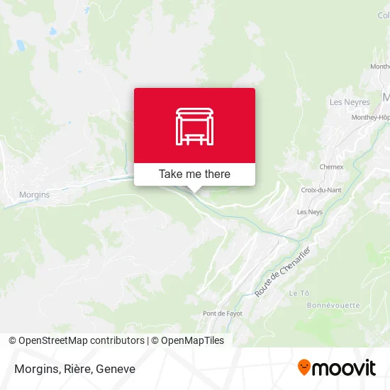 Morgins, Rière map