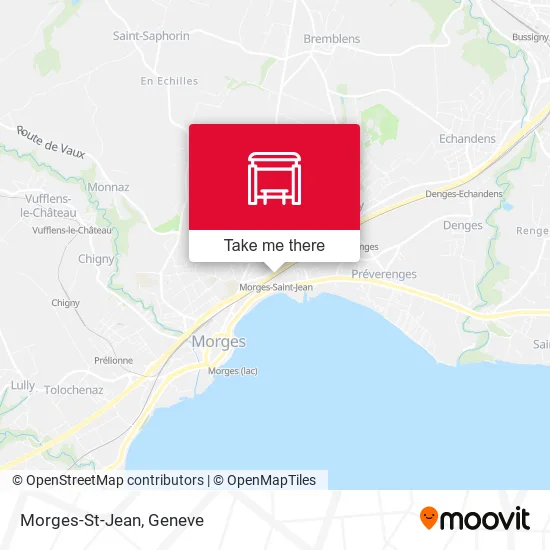 Morges-St-Jean map