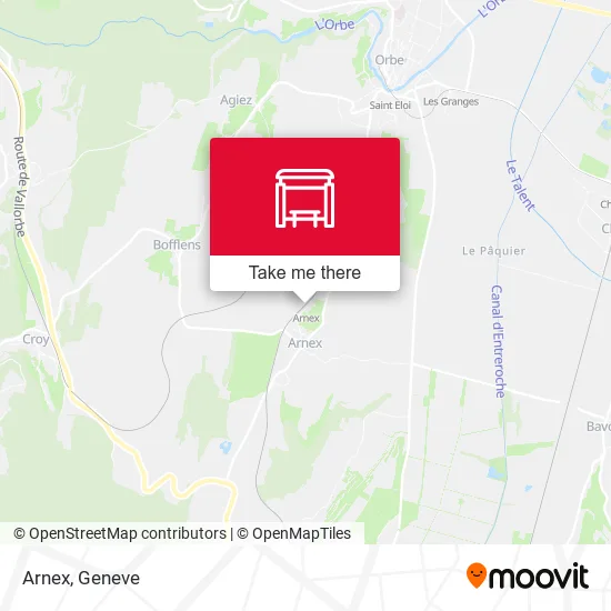 Arnex map