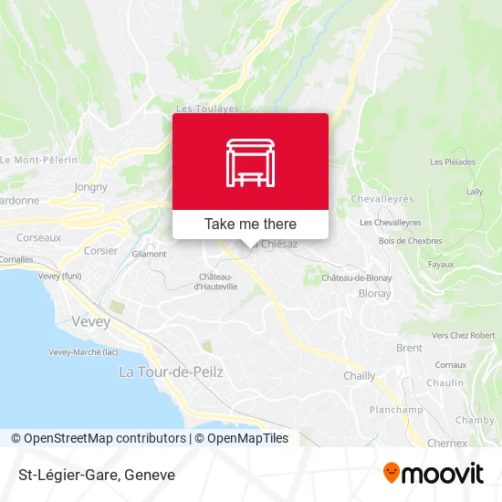 St-Légier-Gare plan