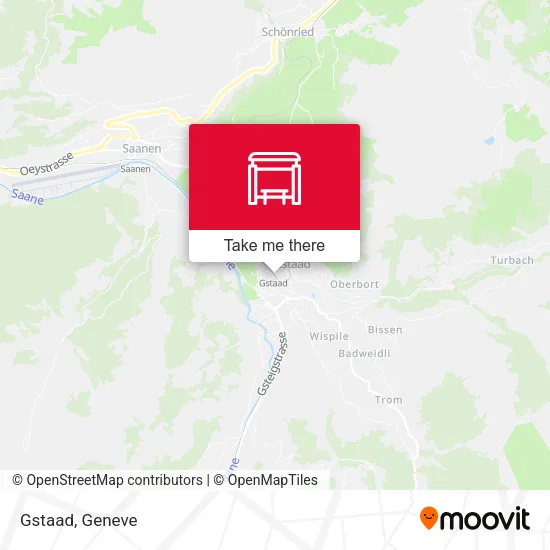 Gstaad map