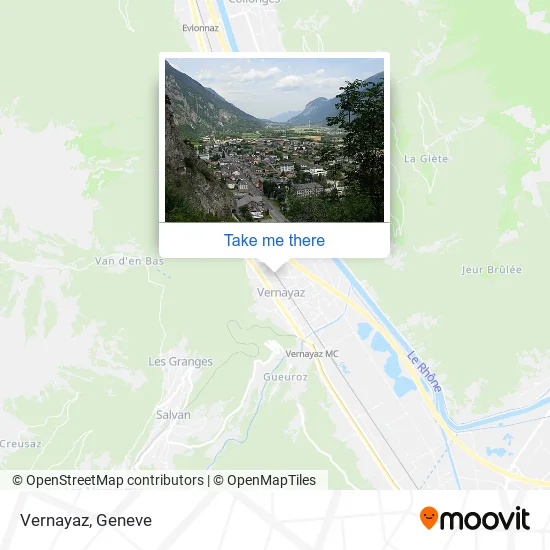 Vernayaz map