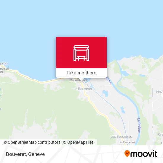 Bouveret map