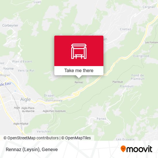 Rennaz (Leysin) map