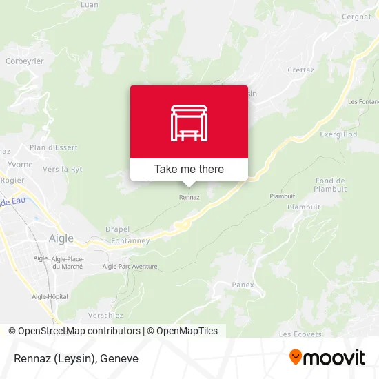 Rennaz (Leysin) map