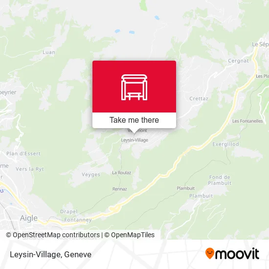 Leysin-Village map