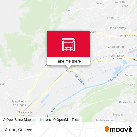 Ardon map