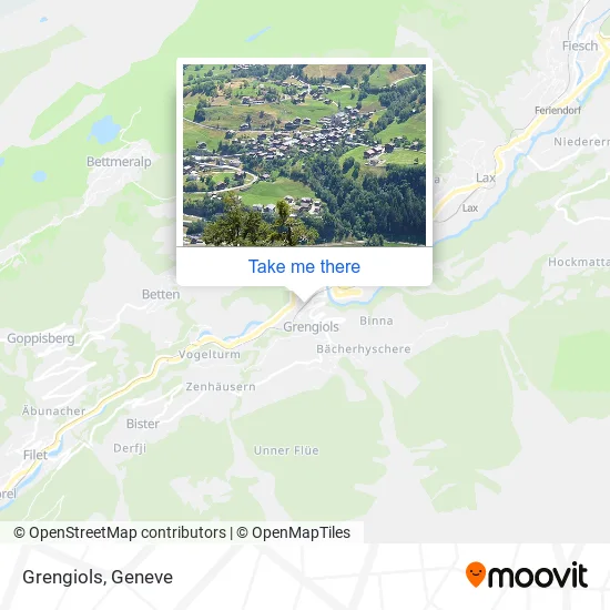 Grengiols map