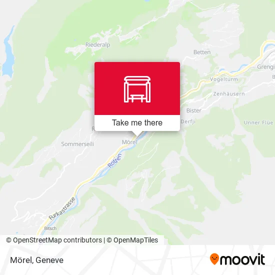 Mörel map