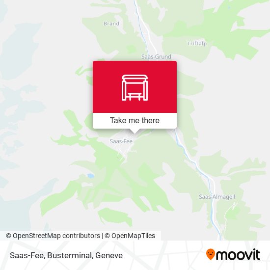 Saas-Fee, Busterminal plan