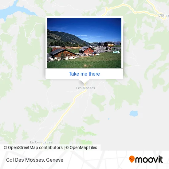 Col Des Mosses map